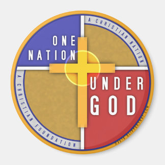 Eine Nation unter Gott Magnet