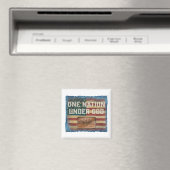 Eine Nation unter Gott - Magnet (In Situ (Geschirrspüler))