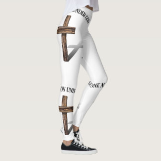 Eine Nation unter Gott mit Kreuz Leggings