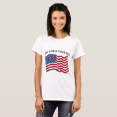 Eine Nation unter Gott mit US-Flagge T-Shirt (Vorne ganz)
