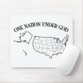Eine Nation unter Gott mit US-Kontur Mousepad (Mit Mouse)