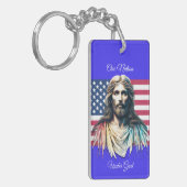 Eine Nation unter Gott Schlüsselanhänger (Vorderseite links)