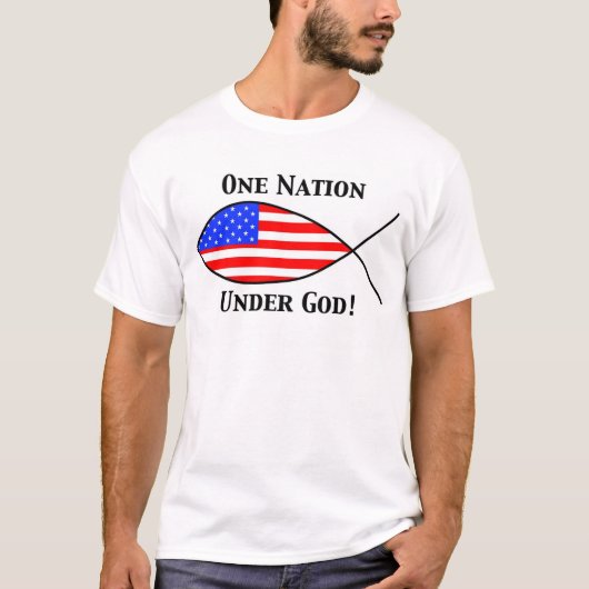 Eine Nation unter Gott T-Shirt (Vorderseite)