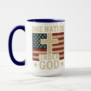 Eine Nation unter Gott Tasse