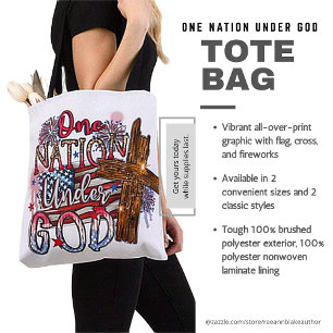 Eine Nation unter Gott Tragetasche Tasche