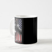Eine Nation unter Gott Trump 2024 Gottes amerikani Kaffeetasse (Vorderseite Links)