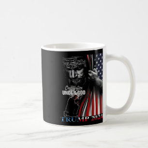 Eine Nation unter Gott Trump 2024 Gottes amerikani Kaffeetasse