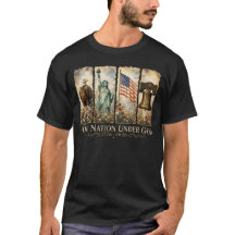 Eine Nation unter Gott USA Patriot Veteran Christl