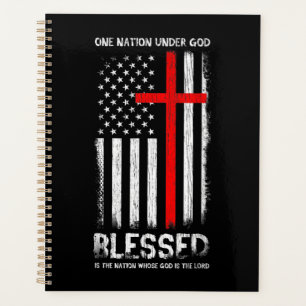 Eine Nation unter Gott USA Patriot Veteran Planer
