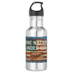 Eine Nation unter Gott - Wasserflasche