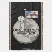 Eine Nation unter Gottes-Kleiner Junge unter US-Fl Decke (Vorderseite Vertikal)
