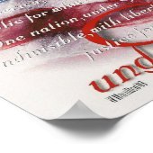 Eine Nation unter Gottes Plakat (Ecke)