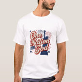 Eine Nation unter Gottes T - Shirt (Vorderseite)