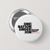eine Nation unter jon (Stewart) Button (Vorne & Hinten)