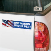 Eine Nation unter Schulden Autoaufkleber (Auf Lkw)