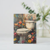 Eine natürliche Toilette Postkarte (Stehend Vorderseite)