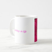 Eine nette im Lied-"kleine Sachen Leben" Tasse (Vorderseite Links)