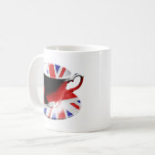 Eine nette Schale englischer Tee Kaffeetasse (Vorderseite Links)