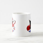 Eine nette Schale englischer Tee Kaffeetasse (Mittel)