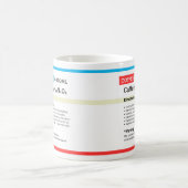 Eine neuartige Coffein-Tasse Kaffeetasse (Mittel)