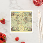 Eine neue App der Welt - Atlas Serviette (Beispiel)