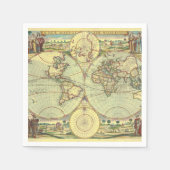 Eine neue App der Welt - Atlas Serviette (Vorderseite)