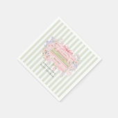 Eine neue Ära beginnt Baby Shower Serviette (Ecke)