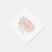 Eine neue Ära beginnt Baby Shower Serviette (Ecke)