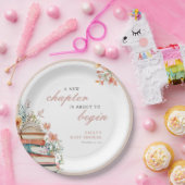 Eine neue Ära Florales Babyshower Pappteller (Party)