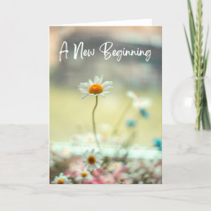 Eine neue Begrüßungskarte für die Frühjahrs-Blume Karte