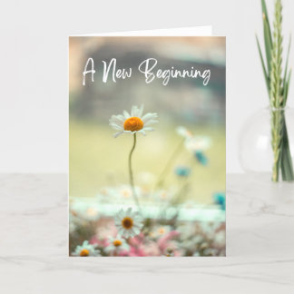 Eine neue Begrüßungskarte für die Frühjahrs-Blume Karte