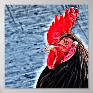 Eine neue digitale Kunst Poster