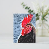 Eine neue digitale Kunst Postkarte (Stehend Vorderseite)
