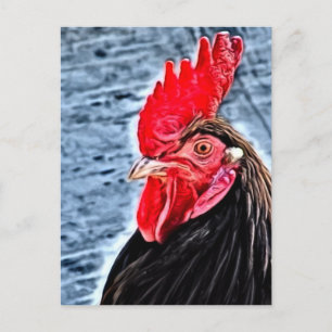 Eine neue digitale Kunst Postkarte