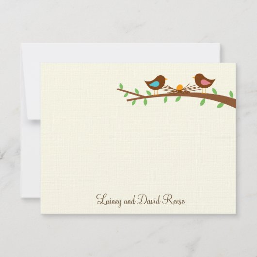 Eine neue Eierdecke Danke-Karte Dankeskarte (Vorderseite)