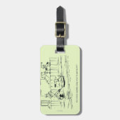 Eine neue Fahrt Gepäckanhänger (Vorderseite vertikal)