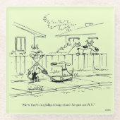 Eine neue Fahrt Glasuntersetzer (Vorderseite)