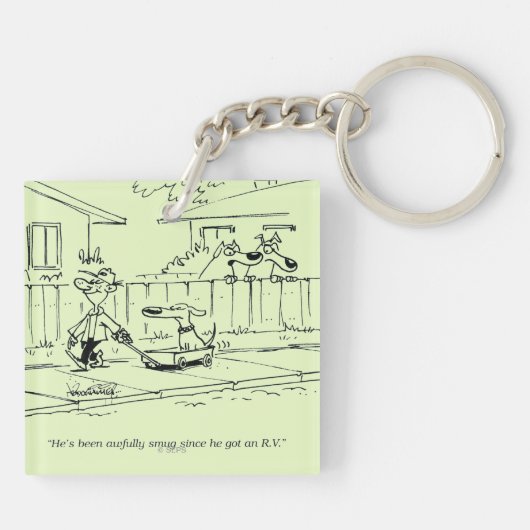 Eine neue Fahrt Schlüsselanhänger (Rückseite)