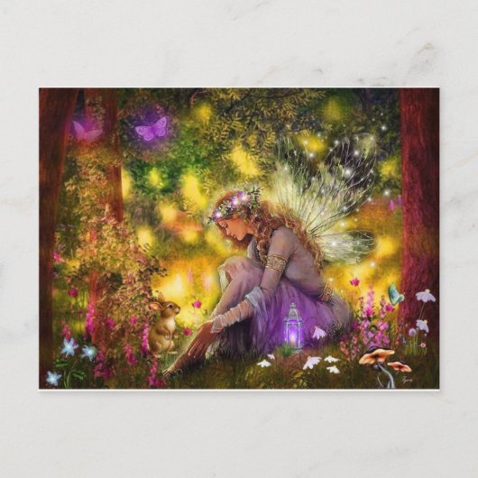 Eine neue Freundschaftsfamilie Postkarte (Vorderseite)