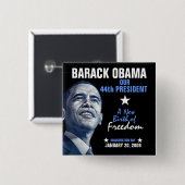 Eine neue Geburt der Freiheit Button (Vorne & Hinten)