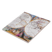 Eine neue Karte der Terraqueus Globe Tile Fliese (Seite)