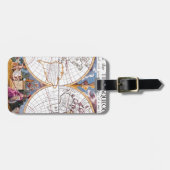 Eine neue Karte des fürchterlichen Globe-Gepäckanh Gepäckanhänger (Vorderseite horizontal)