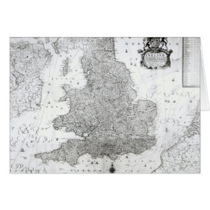 Eine neue Karte des Königreiches von England