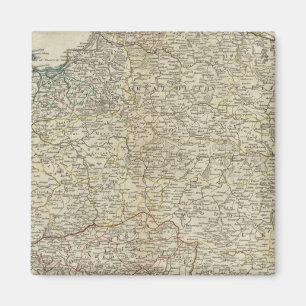 Eine neue Karte des Königreichs Polen Magnet