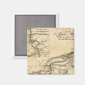 Eine neue Karte des Kriegssitzes Magnet (Vorderseite/Rückseite)