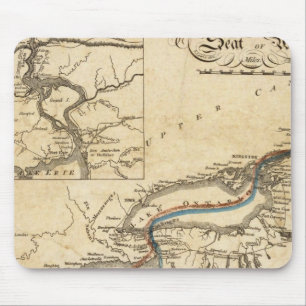 Eine neue Karte des Kriegssitzes Mousepad