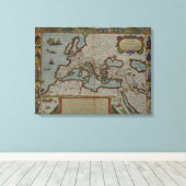 Eine neue Karte des Römischen Reiches Leinwanddruck (Insitu (Holzboden))