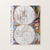 Eine neue Karte des schrecklichen globalen Puzzles (Vertikal)