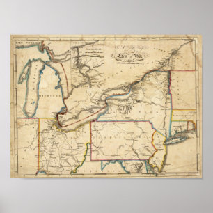 Eine neue Karte Seats des Krieges Poster