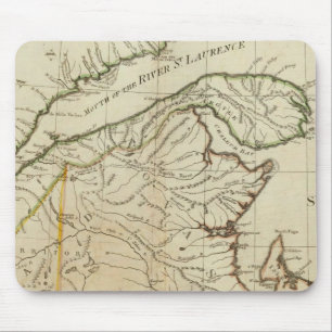 Eine neue Karte von Nova Scotia und Cape Breton Is Mousepad